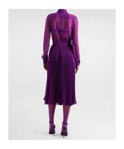 Dolce & Gabbana Pleated Skirt In Purple