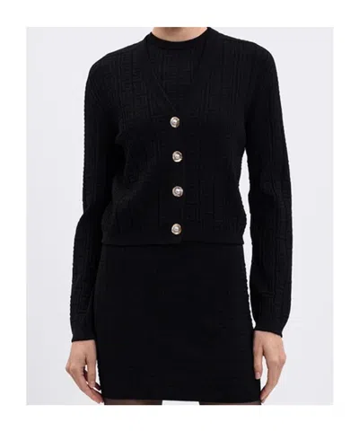 Balmain Classic Short Cardigan Clothing In Black