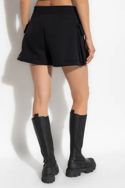 Dsquared2 Flap Pocket Drawstring Shorts In Black