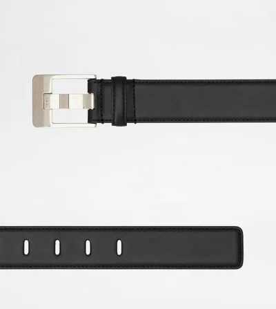 Tod's Leather Belt In Black