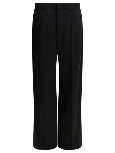 Brunello Cucinelli Tailored Trousers With Wide Leg In Black