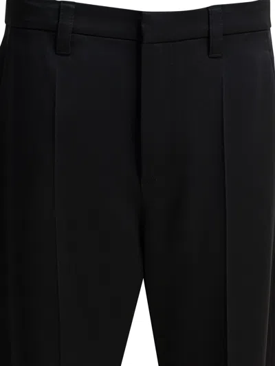 Brunello Cucinelli Tailored Trousers With Wide Leg In Black