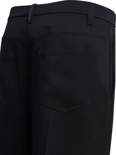 Brunello Cucinelli Tailored Trousers With Wide Leg In Black