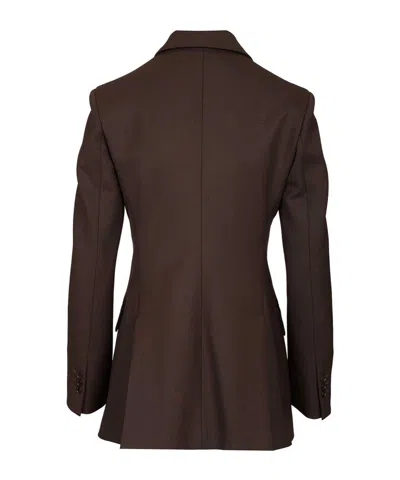 P.a.r.o.s.h P. A.r. O.s. H. Double Breasted Jacket In Brown