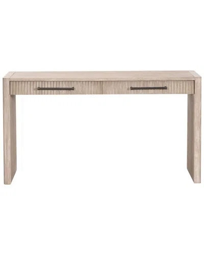 Essentials For Living Halloway 2-drawer Console Table In Brown
