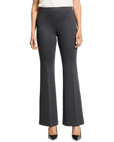 Nic + Zoe Nic+zoe Pinestripe Ponte Bootcut Pants In Black
