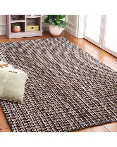 Safavieh Abstract Ralyn Hand-tufted Wool-blend Rug In Brown