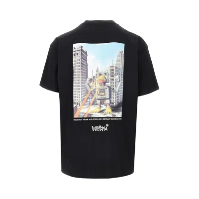 Carhartt Work In Progress Wiptopia Organic Cotton Graphic T-shirt In Black