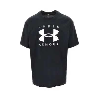 Under Armour Loose Fit T-shirt With Logo Print In Black