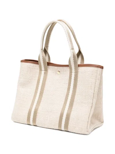Rue De Verneuil Medium Traversée Tote Bag In Neutral