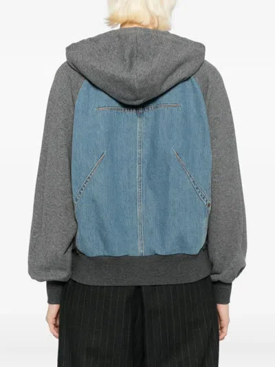 Undercover Patchwork Jacket In Blue