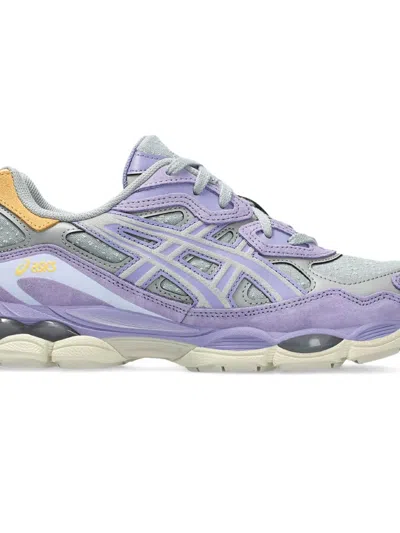 Asics Gel-nyc Panelled Sneakers In Purple