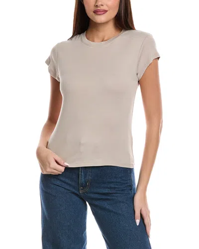 Splendid Faye Crewneck T-shirt In Neutral