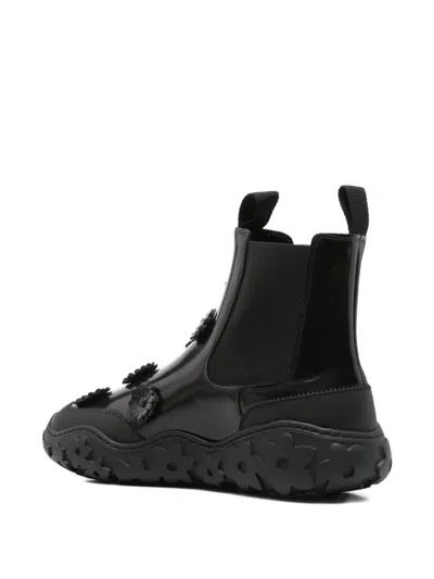 Cecilie Bahnsen Binley Flower-embellished Chelsea Boots In Brown