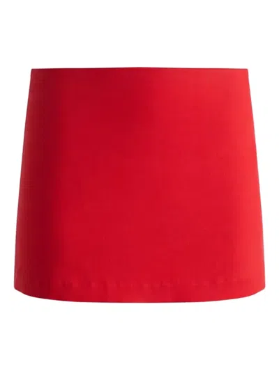 Alice And Olivia A-line Mini Skirt In Red