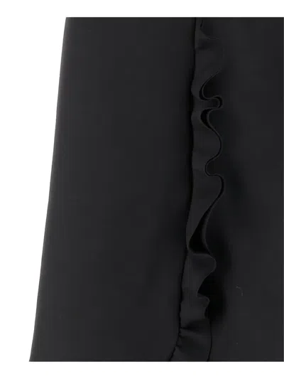Valentino Ruffle-detail Midi Skirt In Multi