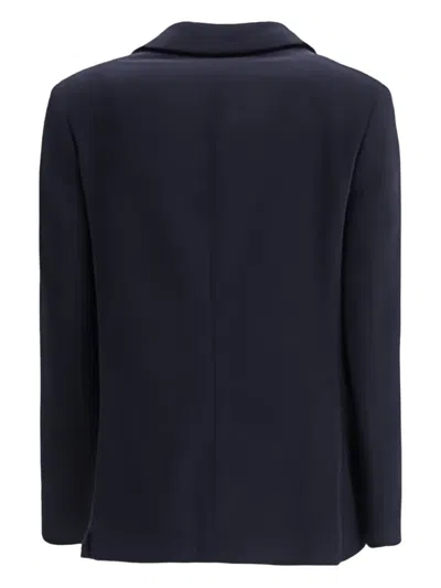Lardini Wool Blazer In Blue