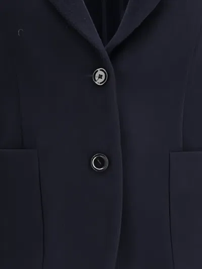 Lardini Wool Blazer In Blue