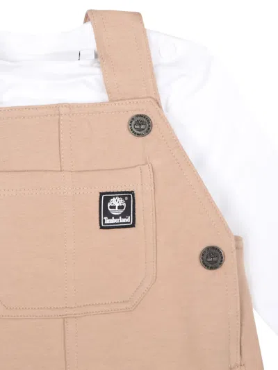 Timberland Jersey Dungarees (set Of Two) In Neutral