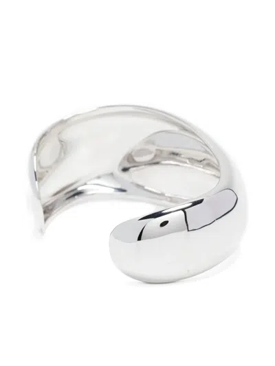 Missoma Sculptural Molten Bracelet In Metallic