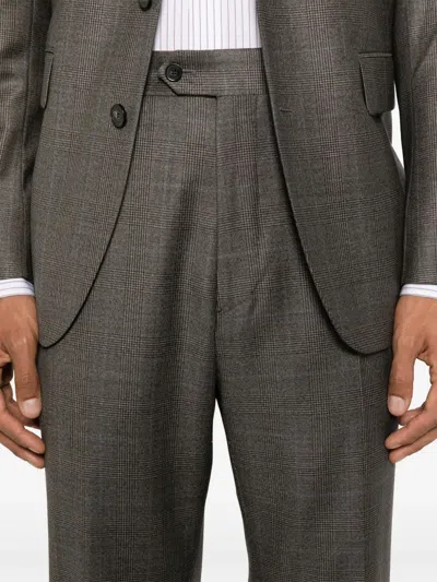 Fursac Single-breasted Suit In Gray