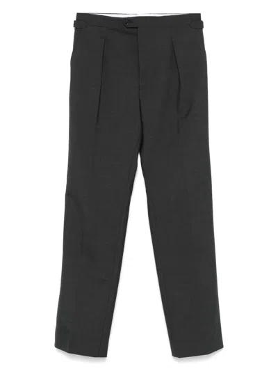 Fursac Virgin-wool Trousers In Gray