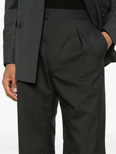 Fursac Virgin-wool Trousers In Gray