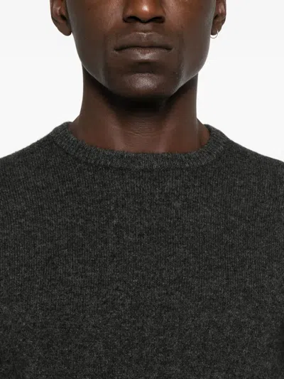 贴花LOGO圆领毛衣