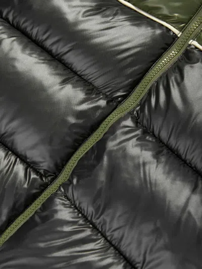 Guess Paneled Padded Jacket In Green