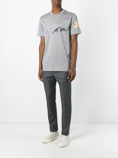 Shop Lanvin X Cédric Rivrain 'glare' T-shirt In Grey