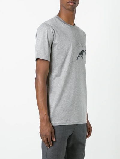 Shop Lanvin X Cédric Rivrain 'glare' T-shirt In Grey