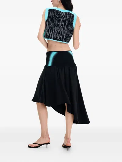 蛇纹不对称上衣