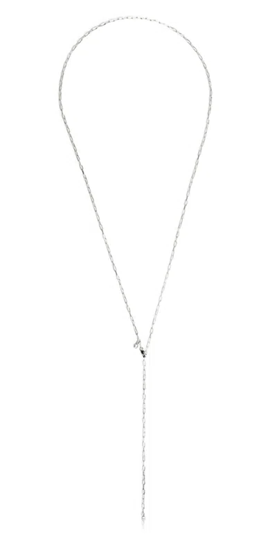 Loren Stewart Gemstone Body Chain In Silver