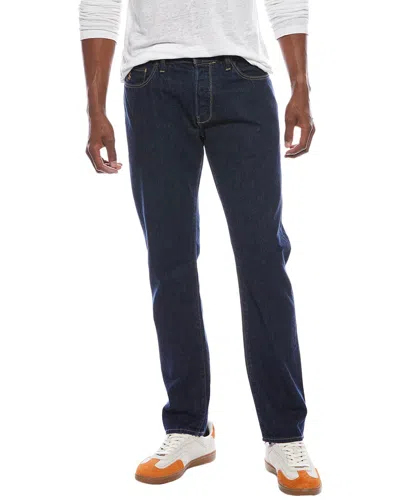 Todd Snyder Indigo Rinse Slim Fit Jean In Blue