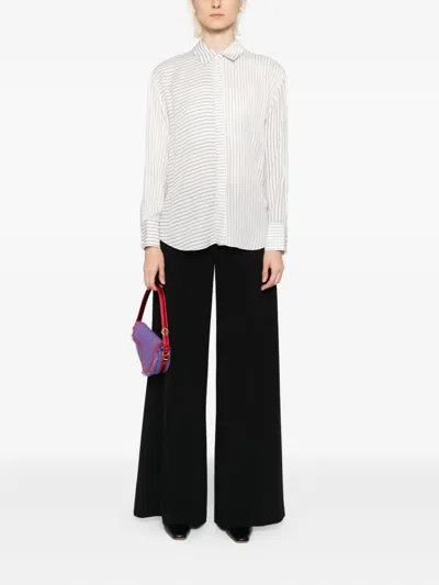 Alice And Olivia Dimitra Oversized Top In Pink Black White