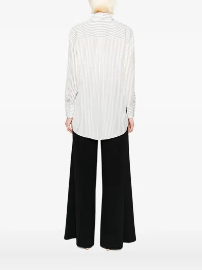 Alice And Olivia Dimitra Oversized Top In Pink Black White