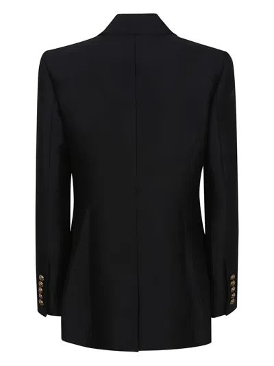 Zimmermann Black Wool Blend Hypnotic Blazer In Black