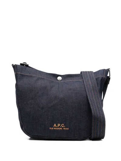 Apc A.p.c. Blue Shoulder Bags Women In Blue