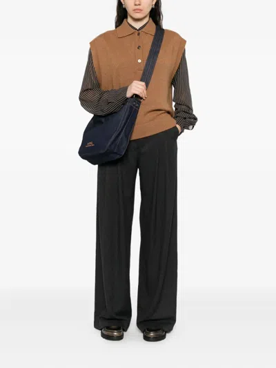 Apc A.p.c. Blue Shoulder Bags Women In Blue