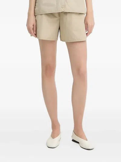 Samsoe & Samsoe Elasticated-waist Windstopper Shorts In Neutral