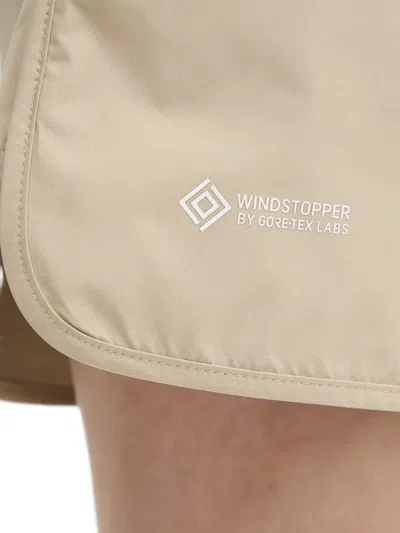 Samsoe & Samsoe Elasticated-waist Windstopper Shorts In Neutral