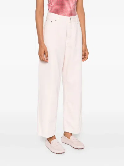 Haikure Betty Soft Ecru Jeans Soft Ecru In Pink