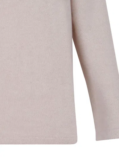 Max Mara Studio Beige Wool-cashmere Sweater In Neutral