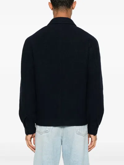 Fursac Single-breasted Blazer In Blue