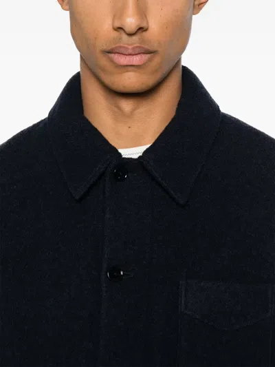 Fursac Single-breasted Blazer In Blue