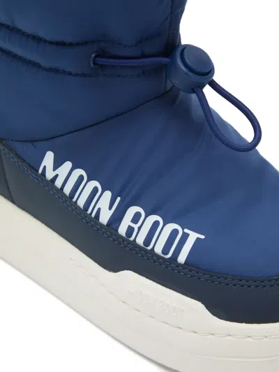 Moon Boot Park Strap Padded Snow Boots In Blue