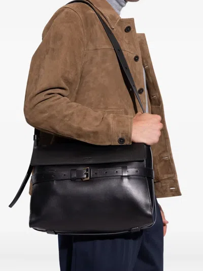 Moschino Versatile Shoulder Bag Adjustable Strap In Black