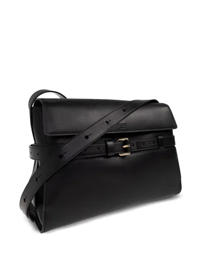 Moschino Versatile Shoulder Bag Adjustable Strap In Black