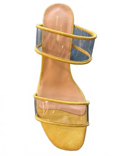 Brenda Zaro Women Vinilo Sandals In Lime In Green