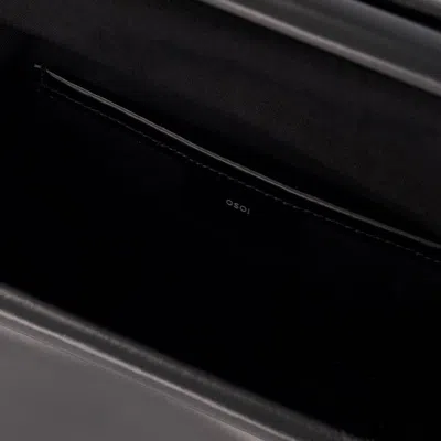 Osoi Folder Brot Hobo Bag -  - Leather - Black In Black